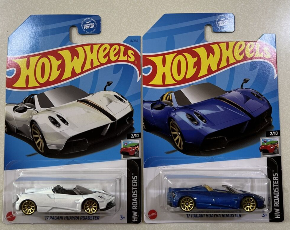 NEW 2023 Hot Wheels H CASE 2017 Pagani Huayra Roadster LOT 2 VHTF
