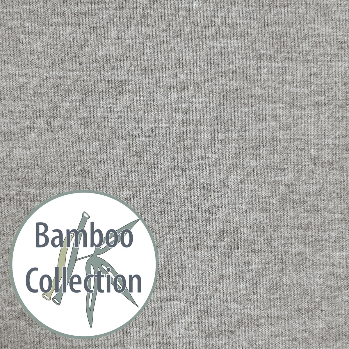 Theraline Bezug für Stillkissen 190cm Stillkissenbezug Melange mittelgrau Bamboo