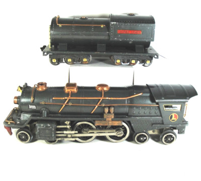 Lionel Prewar Standard Gauge 400E Steam Locomotive Gunmetal Gray 1930's Chugger