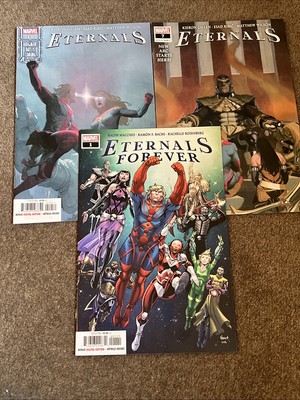 Eternals #7, #10 & Eternals Forever #1 (Marvel, 2021)
