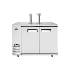 Atosa USA MKC58GR 57" 2 Towers Draft Beer Cooler Dispenser, 17.3 cu. ft.