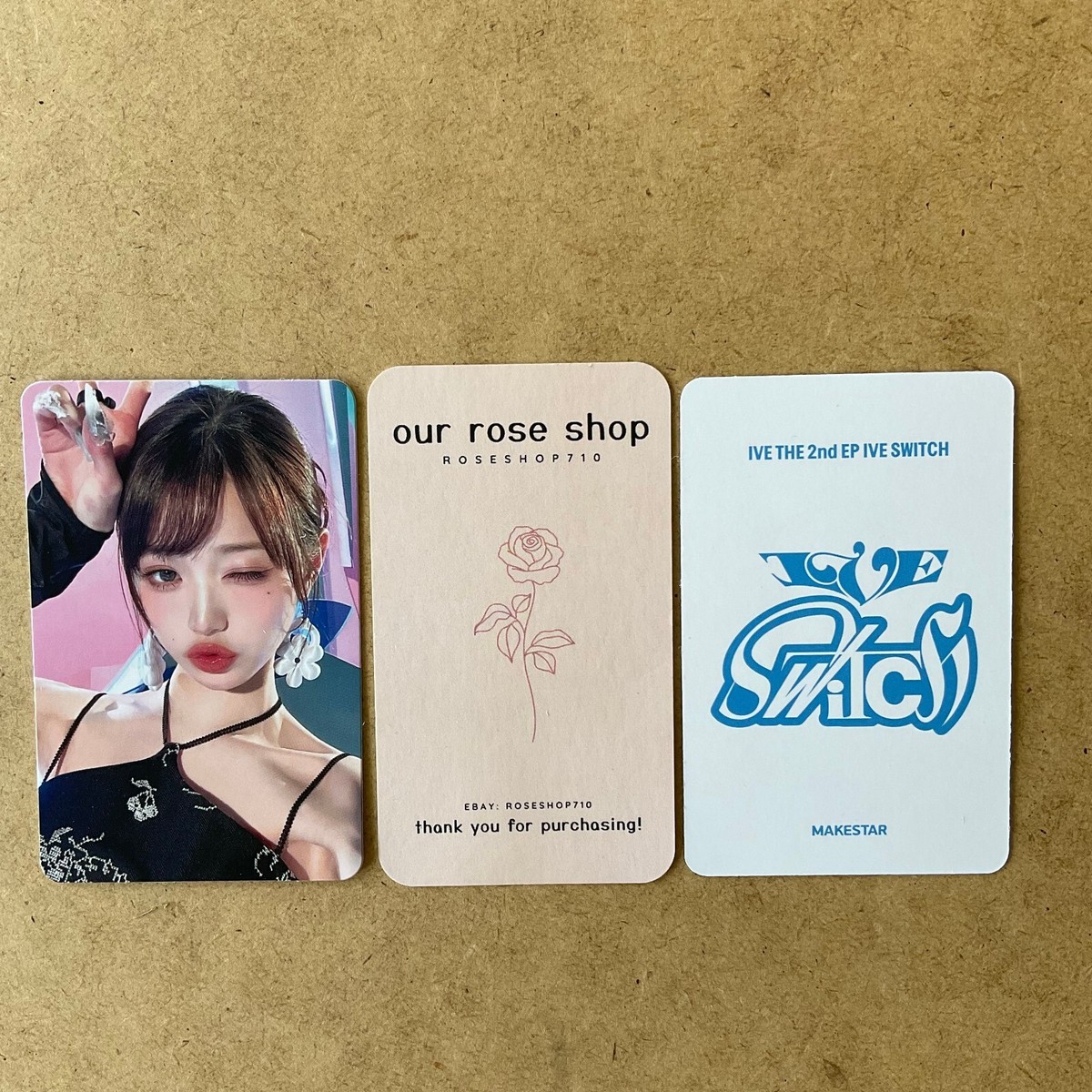 IVE I've Switch 2nd EP Album Makestar Video Call Lucky Draw LD