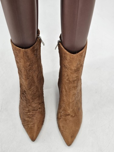 IRO POINTED ANKLE LEATHER BOOTS WOMEN'S SIZE EU 40 US 9 BROWN - Picture 3 of 12