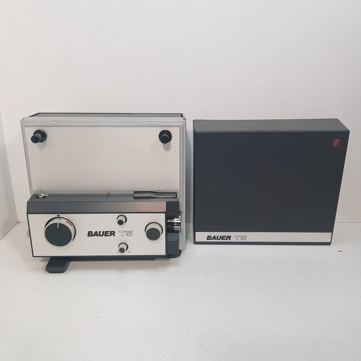 Bauer T5 Film Projector 8mm Complete in Case Made in Italy Projecteur | eBay