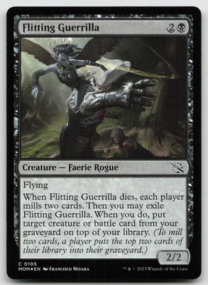 Flitting Guerrilla MOM 105 Foil English NM - MTG