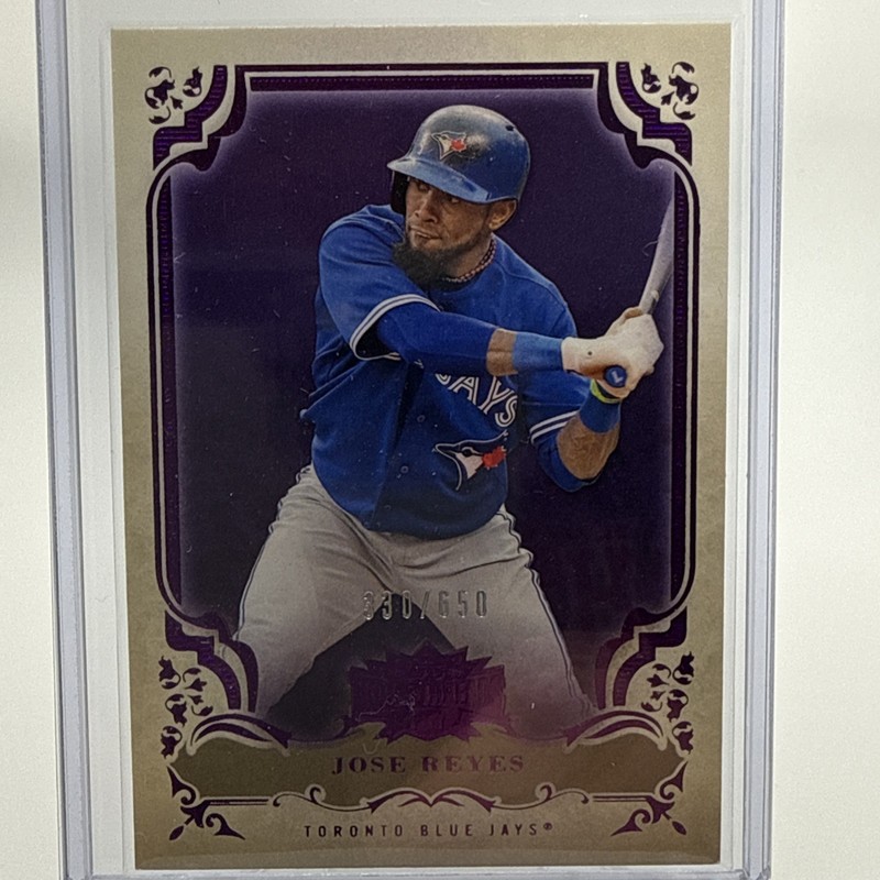 Jose Reyes 2013 Topps Triple Threads Amethyst 230/650 Blue Jays NY Mets