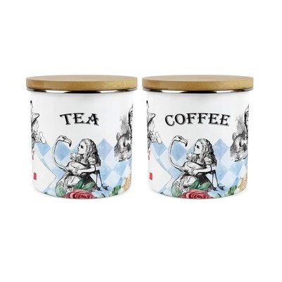 Alice's Adventures in Wonderland Tee & Kaffee Kanister - Küche Geschenkset