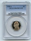 1998-S Jefferson Nickel Proof — photo from another recent sale