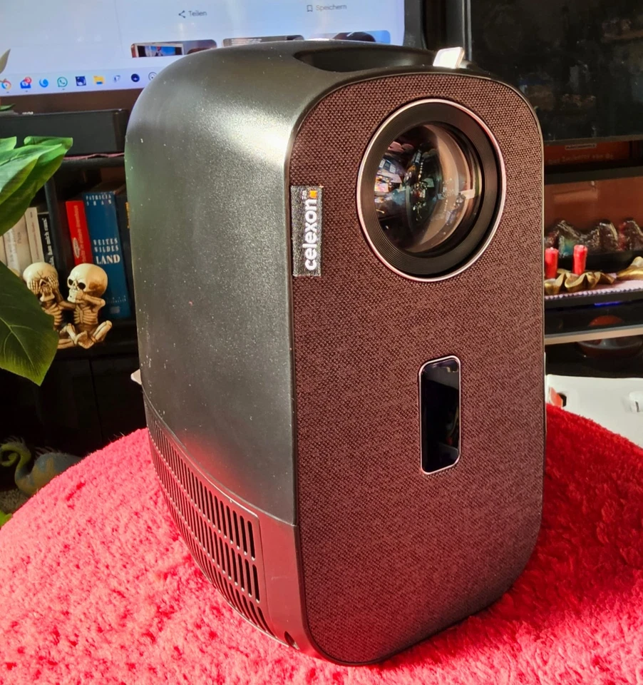 Celexon FHD5000 Full HD-Beamer Schwarz! 5000 ANSI! max.150"! LED Beamer! - Bild 2 von 4