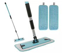 Don Aslett 12 Aluminum Mop with 2 Microfiber ...