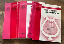 Part One First Division Band Method Horn In F  PB Book Fred Weber