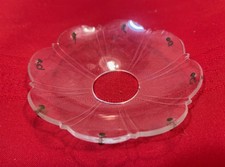 Lampadario a sospensione vintage in cristallo Bobeche 8 prismi B9