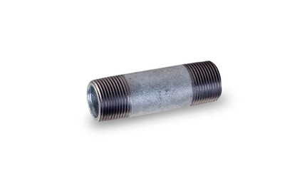 1/2'' x 3'' Galvanized Steel Pipe Nipples, Sch 40 (Box of 25)