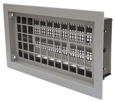 Air Vent 8 in. H X 16 in. W Gray Plastic Automatic Foundation Vent (Pack of 10)