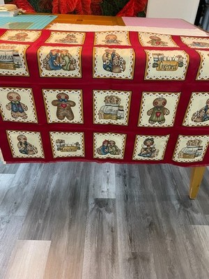 Vintage  2  yd-  Ginger Bread  Fabric Dianna Marcum For Marcus Bros. Textiles