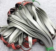 Obert 10pcs 1.0 Thickness Very Powerful Slingshot Flat Rubber Bands Hunting Cata
