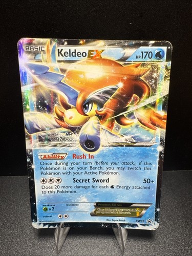 Pokemon TCG Keldeo EX BW61 Black & White Black Star Promo LP