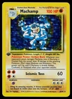 Pokemon Card - Machamp 1st Edition Base Set 8/102 Holo Holo Rare