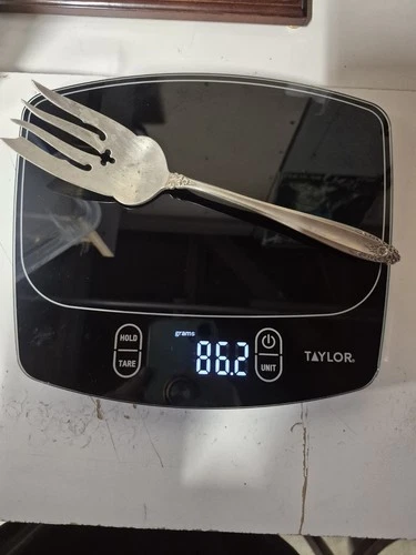 New ListingInternational Sterling Prelude Serving Fork 9" 86g Floral Silver Flatware No Mon