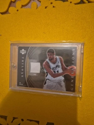 2005-06 Upper Deck Trilogy Generations Material Tim Duncan - Bild 1 von 2