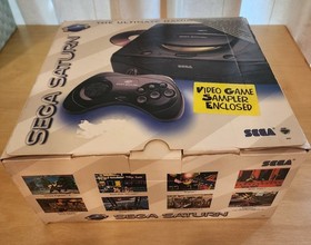 SEGA Saturn Console Black w/ 1 Controller & Original Box NTSC-U/C MK-80000A