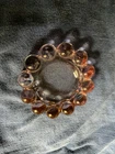 Vintage Anchor Hocking Pink Bubble Glass Ashtray/Trinket Dish