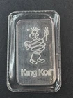Sealed King Koil Johnson Matthey Vintage JM 1oz .999 Silver Art Bar Ingot