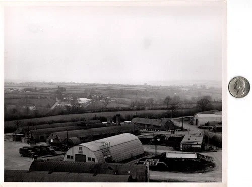 WW2 WWII Military Press Photo US Navy Naval Air Facility 804 Dunkeswell England