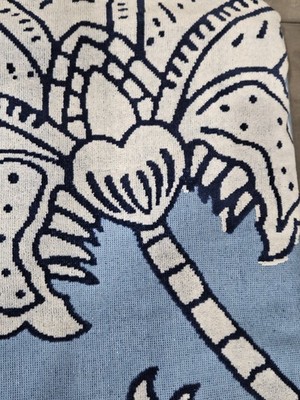 Roller Rabbit x Target Blue Floral Vines Beach Towel Sold Out | eBay