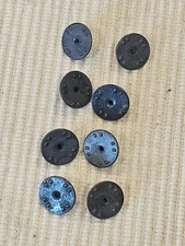 WWII US Army Gun Metal Gray Clutch Back Pin Insignia Lot L@@K!!