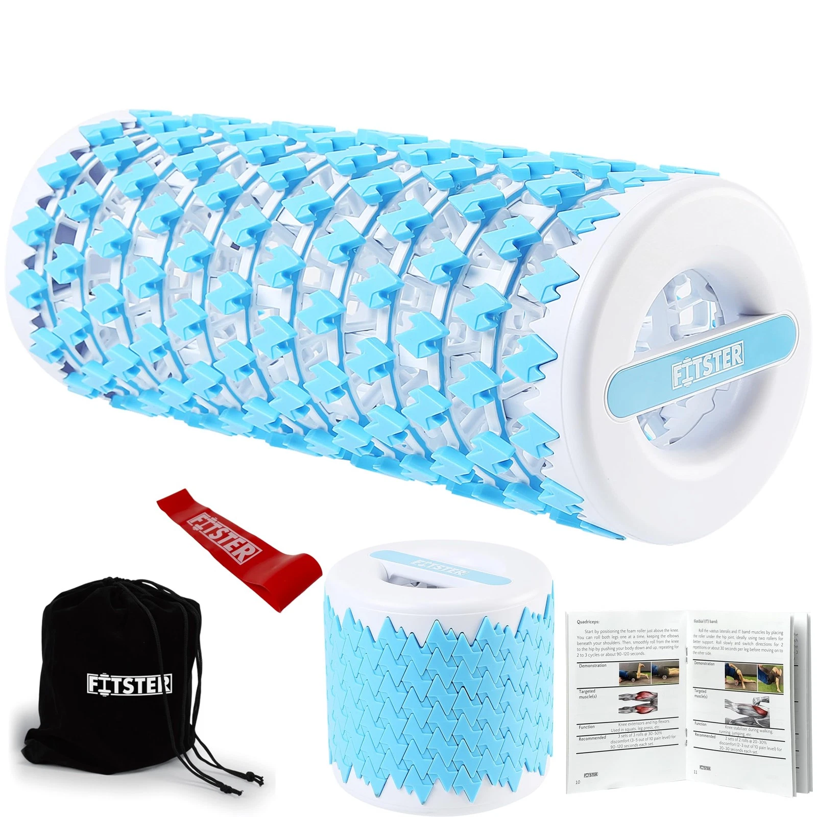 Collapsible Foam Roller for Exercise and Recovery (13 Inches), Easily Portabl...