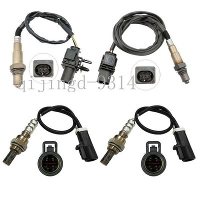 4Pcs Oxygen O2 Sensor 1&2 Front+Rear For 2010 Ford Taurus V6 3.5L Only fit Turbo