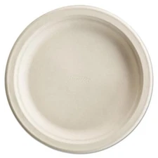 Huhtamaki HUH25774 Paper Pro Round Plates, 6 Inches, White, 125/pack