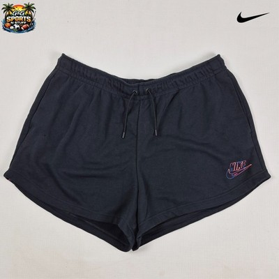 Nike Sportswear Women's Plus Size Essential French Terry Shorts DM7973-010 Black