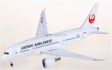 for SQ Wings for Japan Airlines for Boeing 787-8 JA825J 1:200 Airplane Model
