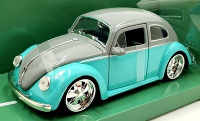 Jada Maßstab 1:24 34229 - 1959 Volkswagen Käfer Slug Bug - grün/grau