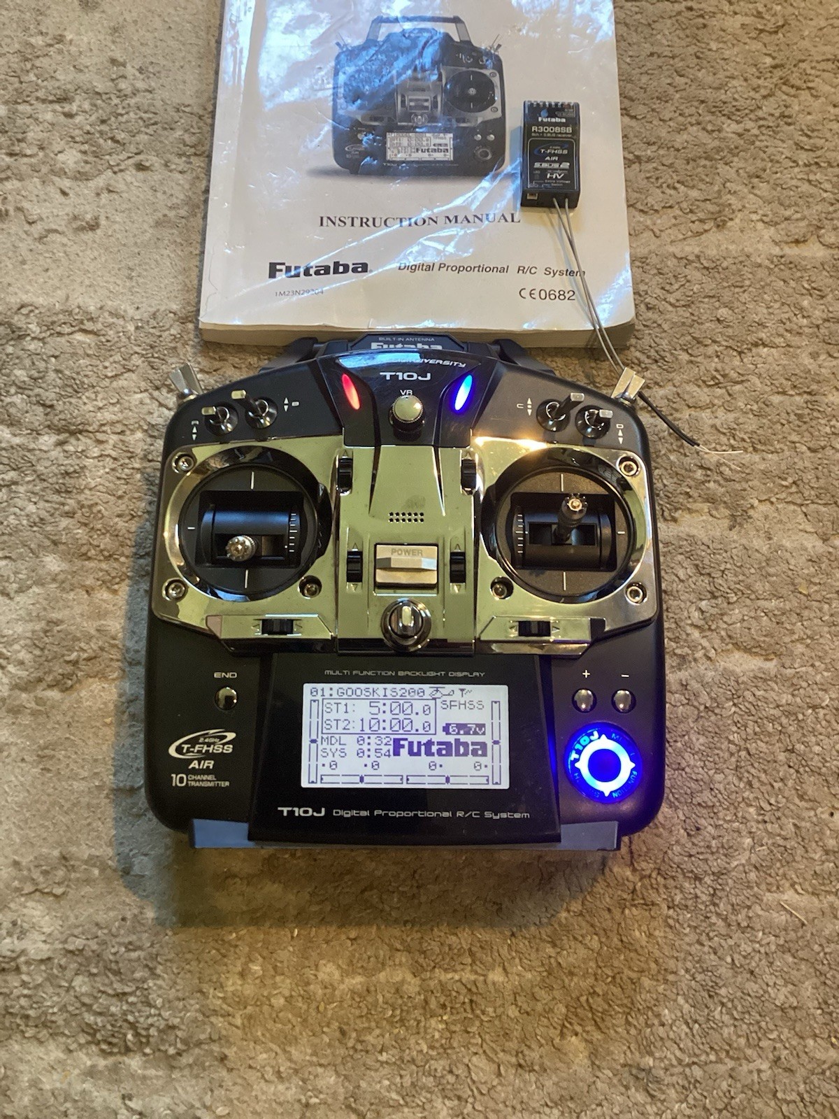 Futaba T10J 2.4GHz TFHSS Radio Transmitter for RC Plane/Heli