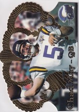 1995 CROWN ROYALE DIE CUTS CHAD MAY MINNESOTA VIKINGS #120 FOOTBALL NFL z7632-12