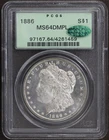1886 (MS64 DMPL CAC) Morgan Silver Dollar $1 PCGS OGH - Deep Mirrors