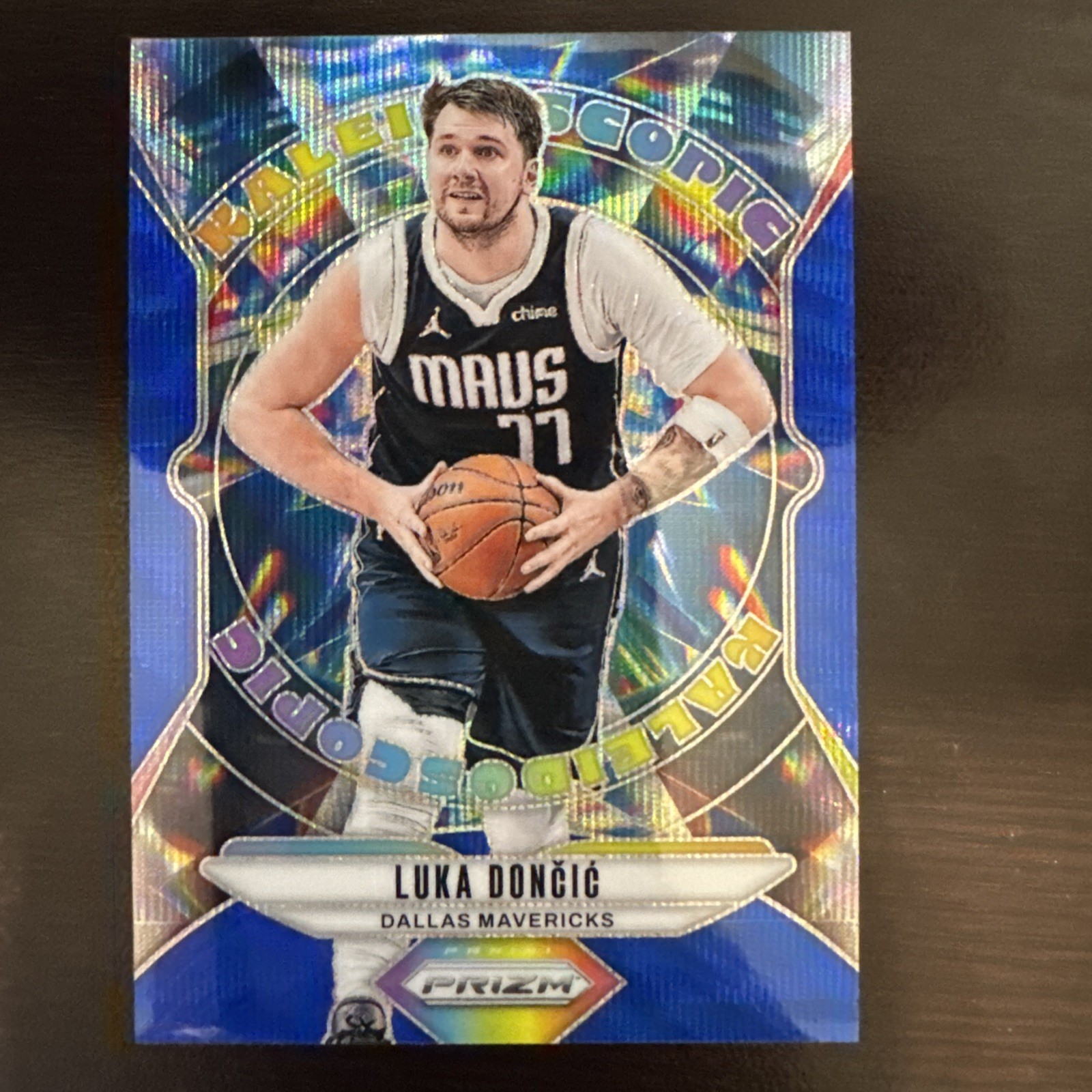 2024-25 Panini Prizm Luka Doncic #14 Kaleidoscopic Blue Wave /175