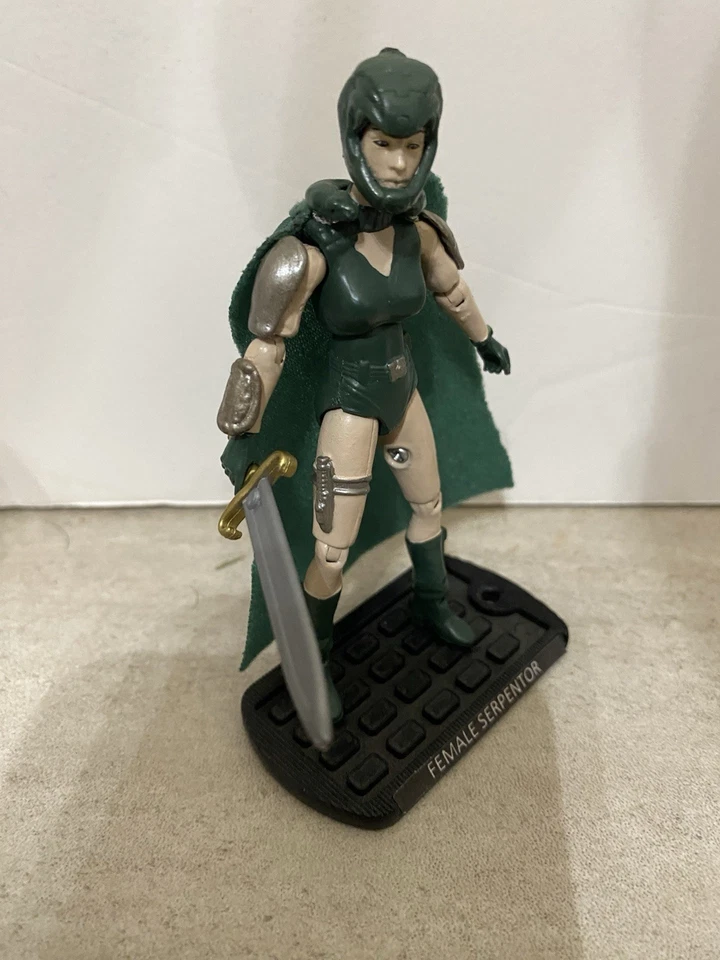 Gi Joe 25th, Roc, 30th, Female Serpentor  4” Custom - Image 2 of 4