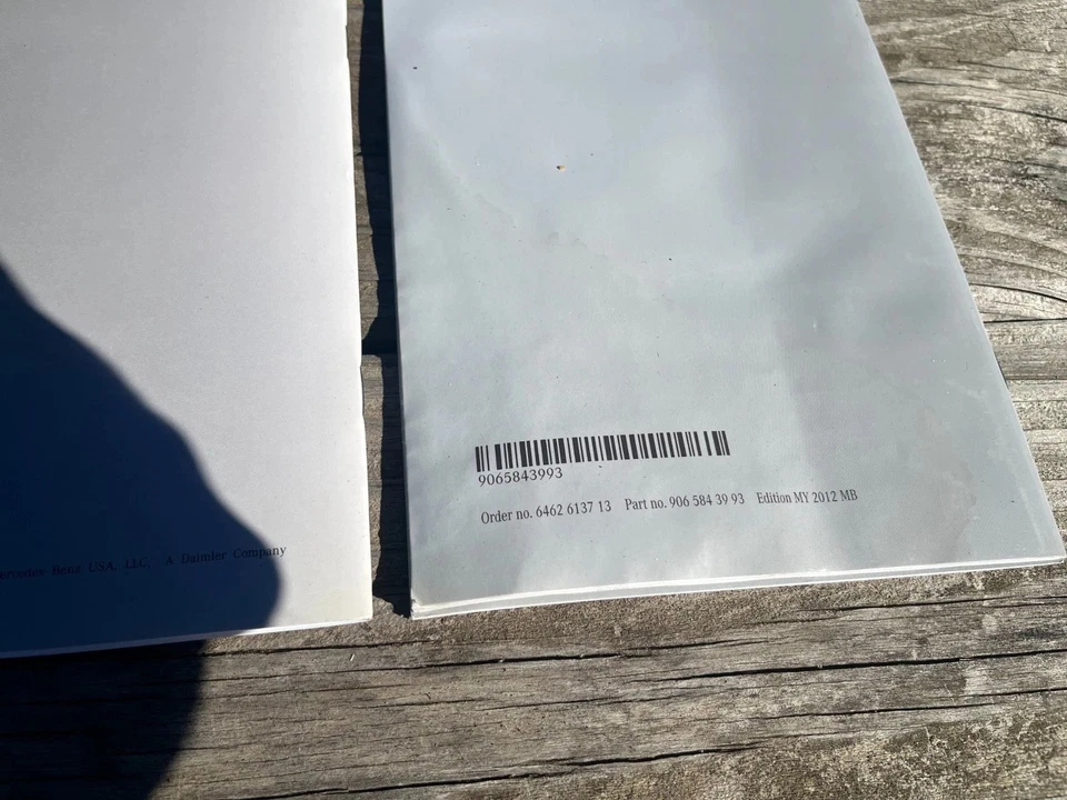 2012 Mercedes Benz Sprinter 2500 3500 Van Proprietário Operador Manual Conjunto Estendido - Imagem 4 de 4