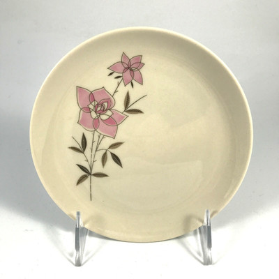 Vtg TAYLOR SMITH TAYLOR ''ROSE SACHET'' BREAD & BUTTER PLATE 6.25'' Taylorton USA