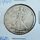 1940 WALKING LIBERTY SILVER HALF DOLLAR
