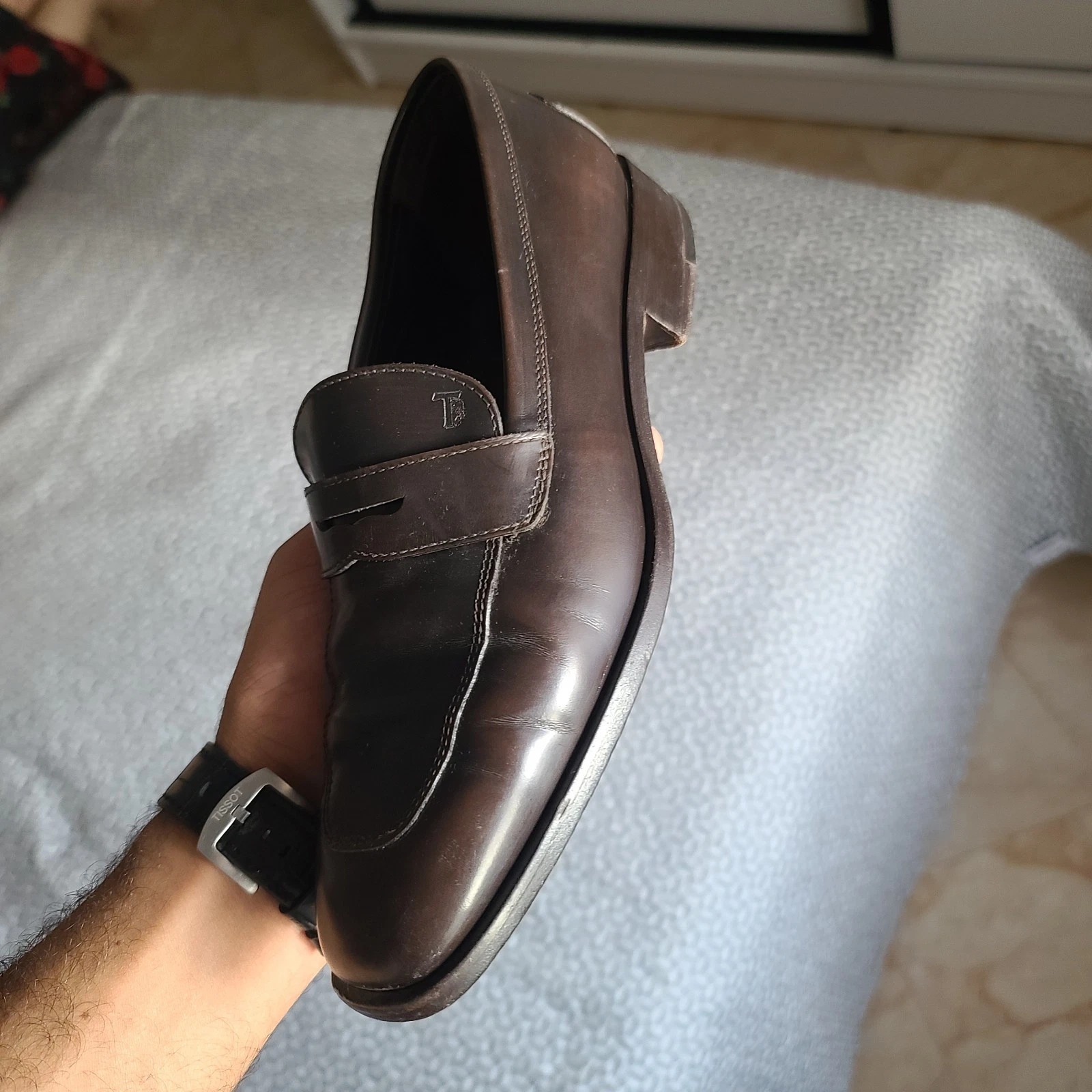 TOD’S Mocassino donna Tod's pelle nero penny EU 36 5 US 6 5 Italia autentico