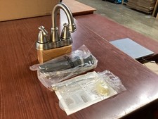 Moen WS84914SRN Banbury 2-Handle Bathroom Faucet Brushed Nickel W/Drain NEW B18