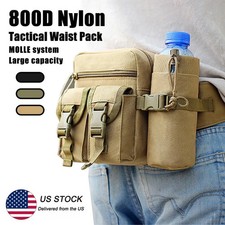 Tactical Fanny Pack Bumbag Waist Bag Military Hip Belt Outdoor Hiking Fishing