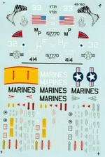 Helicopters - AH-1G "King Cobra", etc -  Decals by Microscale /  No. 48-0160