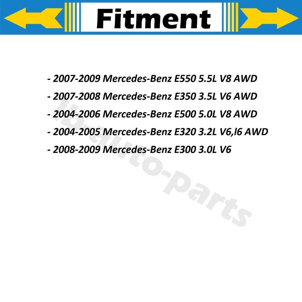 4x Manguera de freno delantera trasera para Mercedes-Benz E320 2004-2005 3,2 L AWD Foto 2 de 4