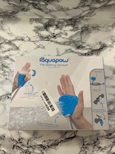 Aquapaw Pet Bathing Tool - Sprayer  Scrubber In 1 -Indoor Or Outdoor W/adapters